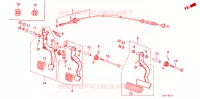 PEDALE INNESTO/PEDALE FRENO per Honda ACCORD EX 3 Porte 4 velocità automatico 1986