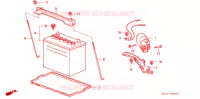 RINCULO IGNIZIONE/BATTERIA per Honda ACCORD EX 3 Porte 4 velocità automatico 1986
