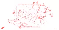 SEDILE POSTERIORE(2D) per Honda ACCORD EX 3 Porte 4 velocità automatico 1986