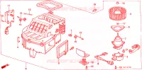 SOFFIATORE RISCALDATORE per Honda ACCORD EX 3 Porte 4 velocità automatico 1986