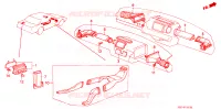 CONDOTTO RISCALDATORE per Honda ACCORD EX 4 Porte 5 velocità manuale 1987