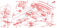 PANNELLO STRUMENTI(LH) per Honda ACCORD EX 4 Porte 5 velocità manuale 1987