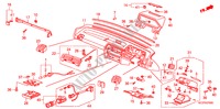 PANNELLO STRUMENTI(RH) per Honda ACCORD 2.0I-16 4 Porte 5 velocità manuale 1987