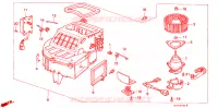 SOFFIATORE RISCALDATORE per Honda ACCORD EX 4 Porte 5 velocità manuale 1987