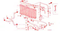 TUBO RADIATORE/ SERBATOIO DI RISERVA per Honda ACCORD EX 4 Porte 5 velocità manuale 1987