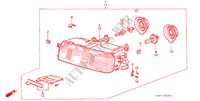 FANALE(2) per Honda ACCORD LX 4 Porte 4 velocità automatico 1989