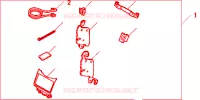 2ND DIN OPTION ATTACHMENT KIT per Honda ACCORD 2.0 SE 4 Porte 5 velocità automatico 2006