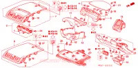 ABBELLIMENTO STRUMENTI(LATO GUIDATORE) (RH) per Honda ACCORD 2.0 COMFORT 4 Porte 5 velocità automatico 2003