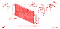 ARIA CONDIZIONATA(CONDENSATORE) per Honda ACCORD 2.0 COMFORT 4 Porte 5 velocità manuale 2004