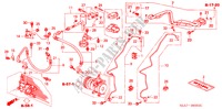 ARIA CONDIZIONATA(TUBI/CONDOTTI)(LH)(DIESEL) per Honda ACCORD 2.2 SPORT 4 Porte 5 velocità manuale 2004