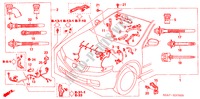 BARDATURA FILO MOTORE(LH) (DIESEL) per Honda ACCORD 2.2 SPORT 4 Porte 5 velocità manuale 2004