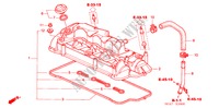 COPERTURA TESTA CILINDRO (DIESEL) per Honda ACCORD 2.2 SPORT 4 Porte 5 velocità manuale 2004
