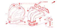 MOLTEPLICE SCARICO(2.0L) per Honda ACCORD 2.0 SE 4 Porte 5 velocità automatico 2006