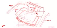 PARAVENTO ANTERIORE per Honda ACCORD 2.0 SE 4 Porte 5 velocità automatico 2006