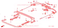 SCIVOLAMENTO TETTO per Honda ACCORD 2.0 COMFORT 4 Porte 5 velocità automatico 2003