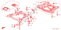 TRAVE ANTERIORE/TRAVE POSTERIORE (DIESEL) per Honda ACCORD 2.2 SPORT 4 Porte 5 velocità manuale 2004