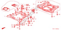 TRAVE ANTERIORE/TRAVE POSTERIORE per Honda ACCORD 2.4 EXECUTIVE 4 Porte 6 velocità manuale 2003