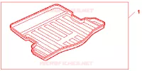 TRUNK TRAY per Honda ACCORD 2.0 SE 4 Porte 5 velocità automatico 2006