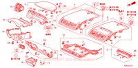 ABBELLIMENTO STRUMENTI(LATO GUIDATORE) (LH) per Honda ACCORD 2.2 SPORT 4 Porte 6 velocità manuale 2007