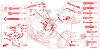 BARDATURA FILO MOTORE(LH) per Honda ACCORD 2.4 TYPE S 4 Porte 6 velocità manuale 2008