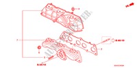MOLTEPLICE SCARICO(DIESEL) per Honda ACCORD 2.2 EXECUTIVE 4 Porte 6 velocità manuale 2007