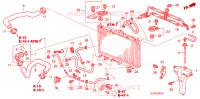 TUBO RADIATORE/SERBATOIO DI RISERVA per Honda ACCORD 2.4 EXECUTIVE 4 Porte 5 velocità automatico 2008