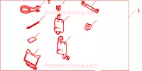 2ND DIN OPTION ATTACHMENT KIT per Honda ACCORD TOURER 2.0 COMFORT 5 Porte 5 velocità manuale 2004