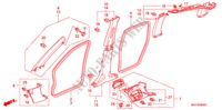 ABBELLIMENTO PILASTRO(LH) per Honda ACCORD TOURER 2.2 SPORT 5 Porte 5 velocità manuale 2005