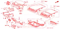 ABBELLIMENTO STRUMENTI(LATO GUIDATORE) (LH) per Honda ACCORD TOURER 2.0 COMFORT 5 Porte 5 velocità manuale 2004
