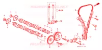 ALBERO A CAMME/CATENA CAMMA per Honda ACCORD TOURER 2.0 COMFORT 5 Porte 5 velocità manuale 2004