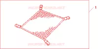 CARGO NET per Honda ACCORD TOURER 2.0 COMFORT 5 Porte 5 velocità manuale 2004