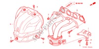 MOLTEPLICE SCARICO(2.0L) per Honda ACCORD TOURER 2.0 EXECUTIVE 5 Porte 5 velocità manuale 2004