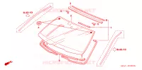 PARAVENTO ANTERIORE per Honda ACCORD TOURER 2.0 COMFORT 5 Porte 5 velocità manuale 2004