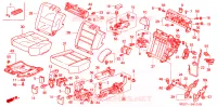 SEDILE POSTERIORE(S.) per Honda ACCORD TOURER 2.0 COMFORT 5 Porte 5 velocità manuale 2004