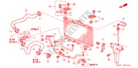TUBO RADIATORE/SERBATOIO DI RISERVA per Honda ACCORD TOURER 2.0 COMFORT 5 Porte 5 velocità manuale 2003