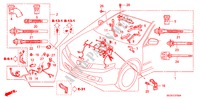 BARDATURA FILO MOTORE(LH) (DIESEL) per Honda ACCORD TOURER 2.2 SPORT 5 Porte 6 velocità manuale 2007