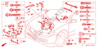 BARDATURA FILO MOTORE(LH) per Honda ACCORD TOURER 2.4 EXECUTIVE 5 Porte 6 velocità manuale 2006