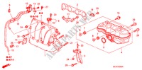 MOLTEPLICE ASPIRAZIONE(2.0L) per Honda ACCORD TOURER 2.0 COMFORT 5 Porte 5 velocità manuale 2008
