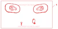 NET HOOK *NH220L* per Honda ACCORD TOURER 2.0 COMFORT 5 Porte 5 velocità automatico 2008