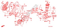 POMPA ACQUA(2.0L) per Honda ACCORD TOURER 2.0 EXECUTIVE 5 Porte 5 velocità manuale 2007