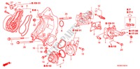 POMPA ACQUA(2.4L) per Honda ACCORD TOURER 2.4 EXECUTIVE-E 5 Porte 6 velocità manuale 2008