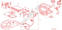 SISTEMA NAVIGAZIONE(LH) per Honda ACCORD TOURER 2.4 TYPE S 5 Porte 6 velocità manuale 2007