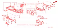 ABBELLIMENTO STRUMENTI(LATO GUIDATORE) per Honda CITY EXI 4 Porte pieno automatica 2006