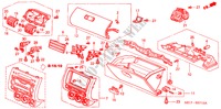 ABBELLIMENTO STRUMENTI(LATO PASSEGGERO) per Honda CITY EXI 4 Porte 5 velocità manuale 2004