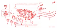 CONTROLLO RISCALDATORE per Honda CITY EXI 4 Porte pieno automatica 2006