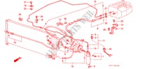 ARIA CONDIZIONATA (TUBI/CONDOTTI) per Honda PRELUDE STD 2 Porte 5 velocità manuale 1986