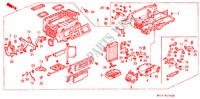 UNITA RISCALDATORE per Honda PRELUDE 2.0I-16 4WS 2 Porte 4 velocità automatico 1989