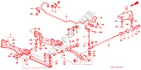 STABILIZZATORE POSTERIORE/POSTERIORE BRACCIO INFERIORE per Honda PRELUDE 2.0EX 4WS 2 Porte 4 velocità automatico 1991