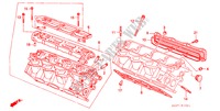 TESTATA(DIETRO) per Honda LEGEND COUPE V6 2.7I 2 Porte 5 velocità manuale 1988