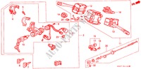 INTERRUTTORE COMBINAZIONE per Honda CIVIC CRX 1.6I-16 3 Porte 5 velocità manuale 1989